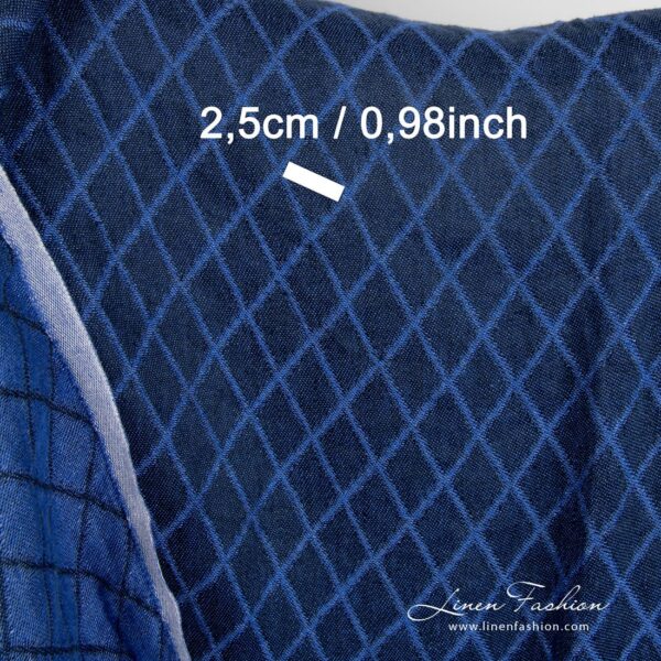 Double-sided linen fabric