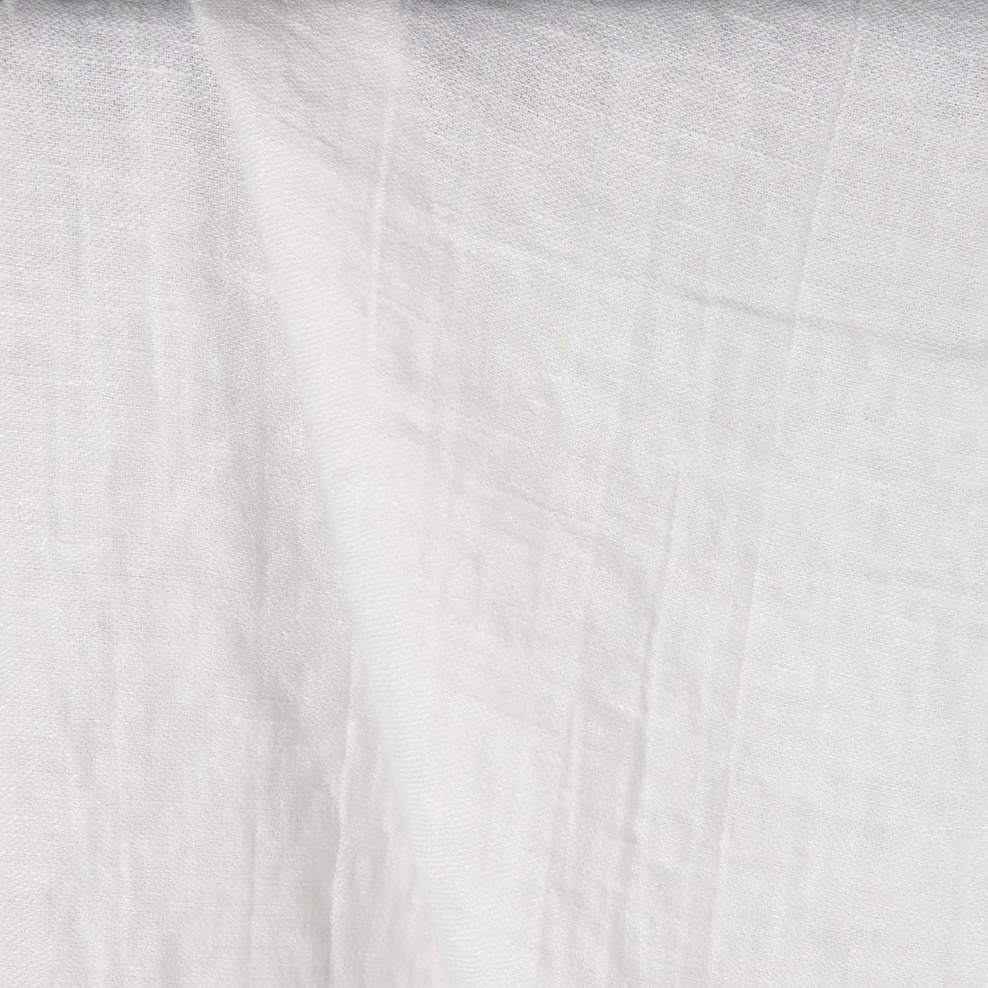 Tissu de lin blanc cassé, lavé