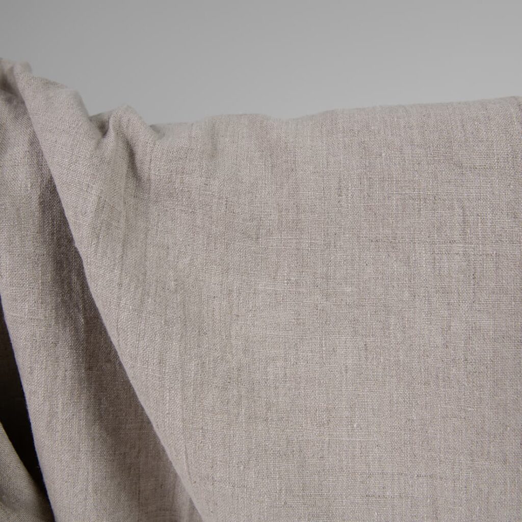Tissu en lin lourd lavé, couleur naturelle 3 Washed heavy linen fabric natural colour 140cm