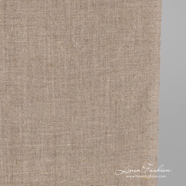 Linen fabric in natural colour.