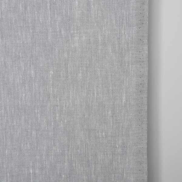 Tissu étroit en lin mélangé blanc et gris – Image 2