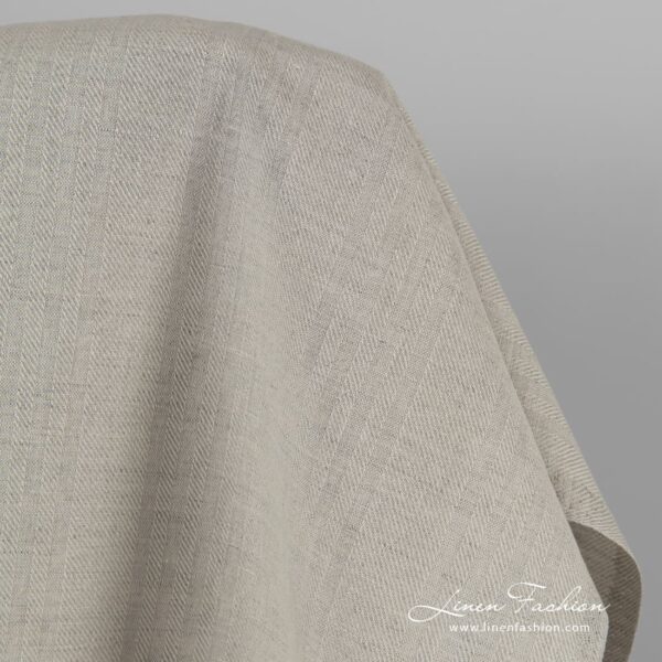Natural color linen cotton fabric