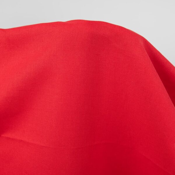 deep red linen cotton fabric 150cm