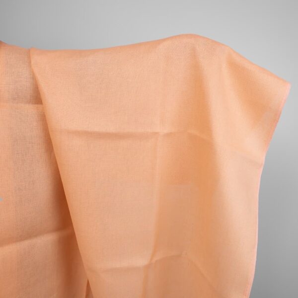 linen panama fabric peach color