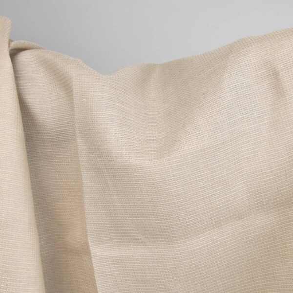 Tissu de laine de lin gaufré sable – Image 2