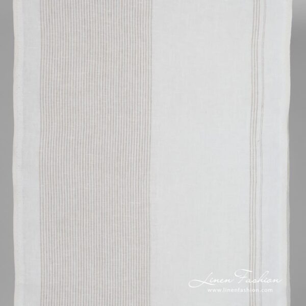 White linen fabric