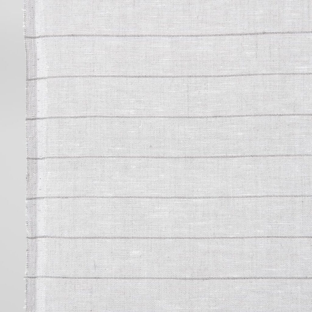 Tissu étroit beige bleu mix 3 linen towel fabric beige blue, half beige