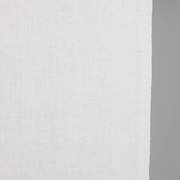 Tissu de lin étroit de couleur blanc cassé – Image 2