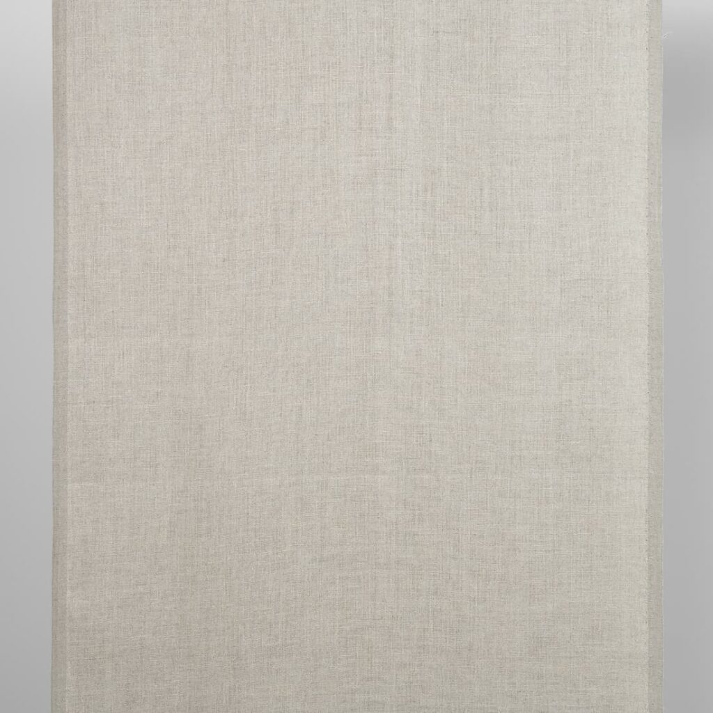 Tissu de lin étroit couleur beige naturel 1 Tissu de lin étroit couleur beige naturel