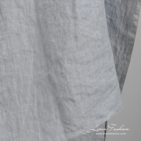 Bluish grey linen fabric, perfect for clothes and home textile