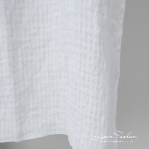 white linen transparent checks, for curtains.