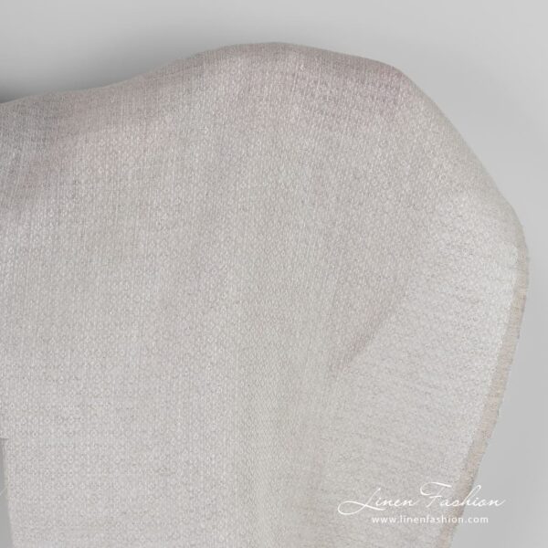 Light grey linen fabric
