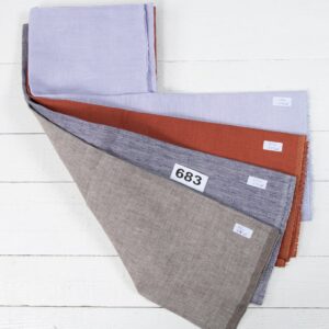 Lot de tissus n° 683 6 Linen Fabric Cuts, Set No.683