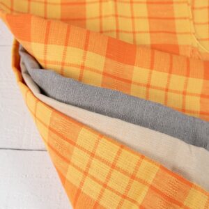 Lot de tissus n° 690 7 Linen Fabric Cuts, Set No.690