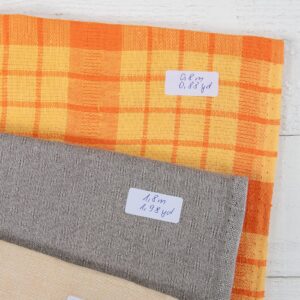 Lot de tissus n° 690 9 Linen Fabric Cuts, Set No.690