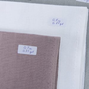 Lot de tissus n° 701 9 Linen Fabric Cuts, Set No.701