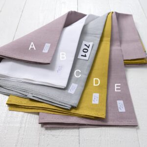 Lot de tissus n° 701 10 Linen Fabric Cuts, Set No.701