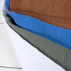 Lot de tissus n° 729 7 Linen Fabric Cuts, Set No. 729