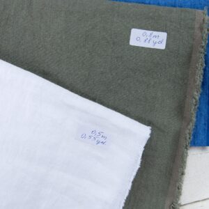 Lot de tissus n° 729 8 Linen Fabric Cuts, Set No. 729