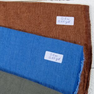 Lot de tissus n° 729 9 Linen Fabric Cuts, Set No. 729