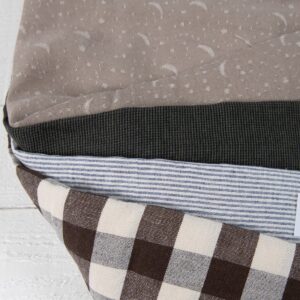Lot de tissus n° 738 7 Linen Fabric Cuts, Set No.738