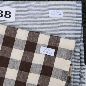 Lot de tissus n° 738 9 Linen Fabric Cuts, Set No.738