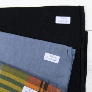 Lot de tissus n° 748 9 Linen Fabric Cuts, Set No. 748