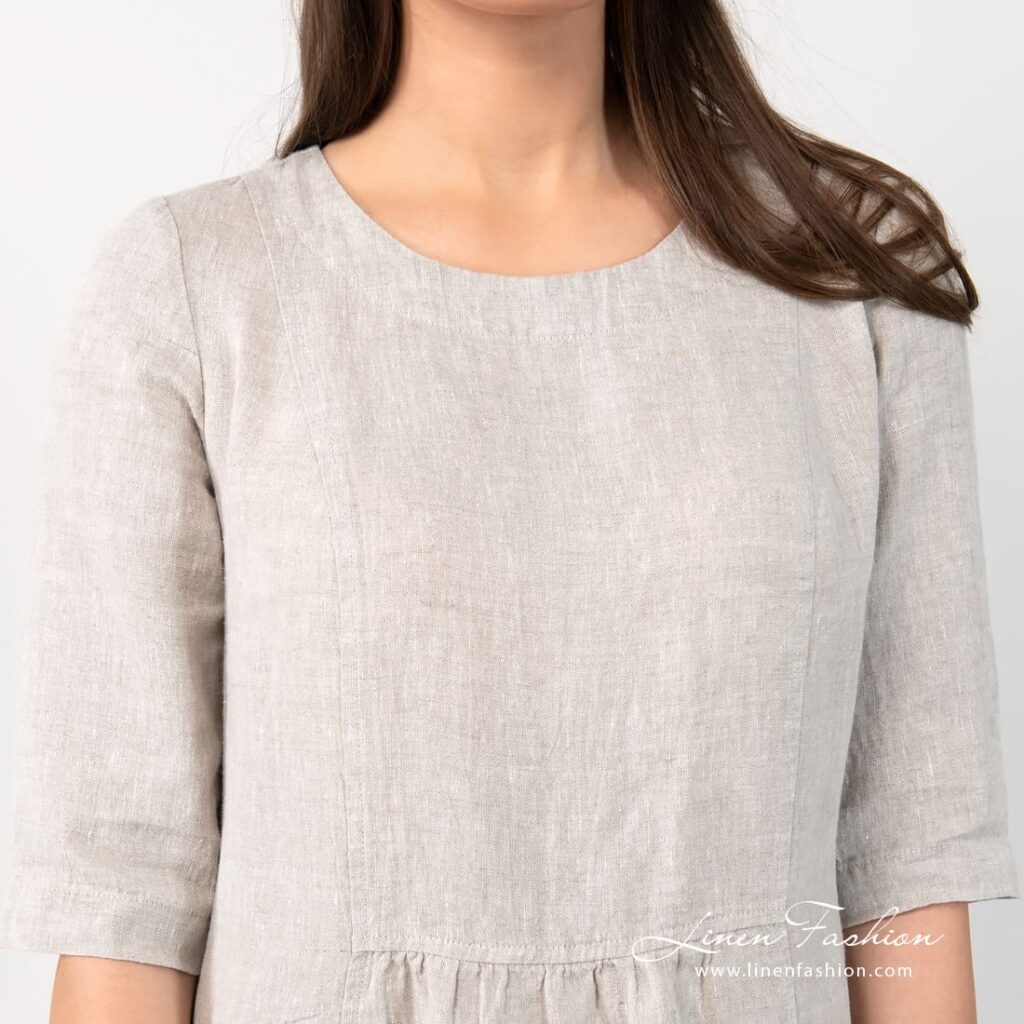 SERENA Robe beige 4 SERENA Robe beige – Image 4