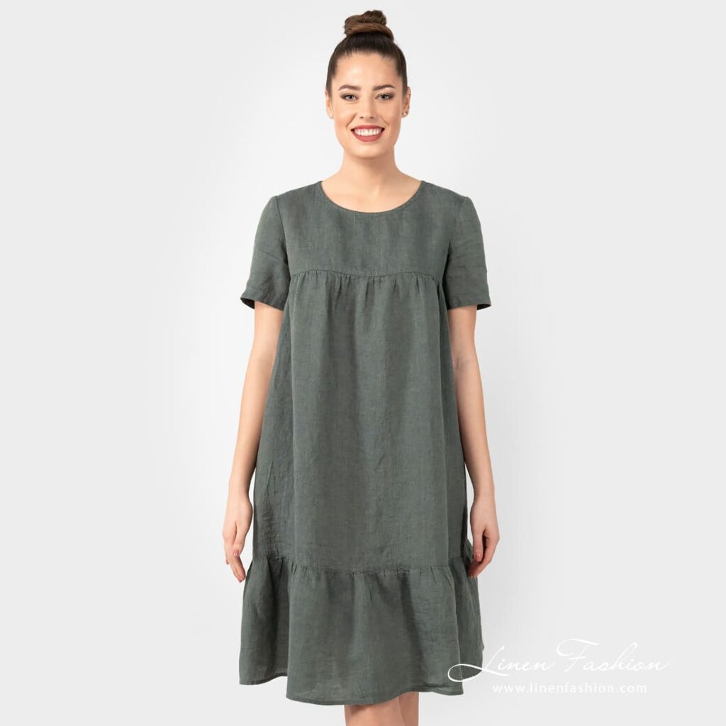 SAVANA Robe gris foncé 2 SAVANA Robe gris foncé – Image 2