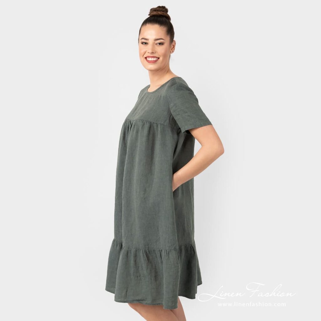 SAVANA Robe gris foncé 3 SAVANA Robe gris foncé – Image 3