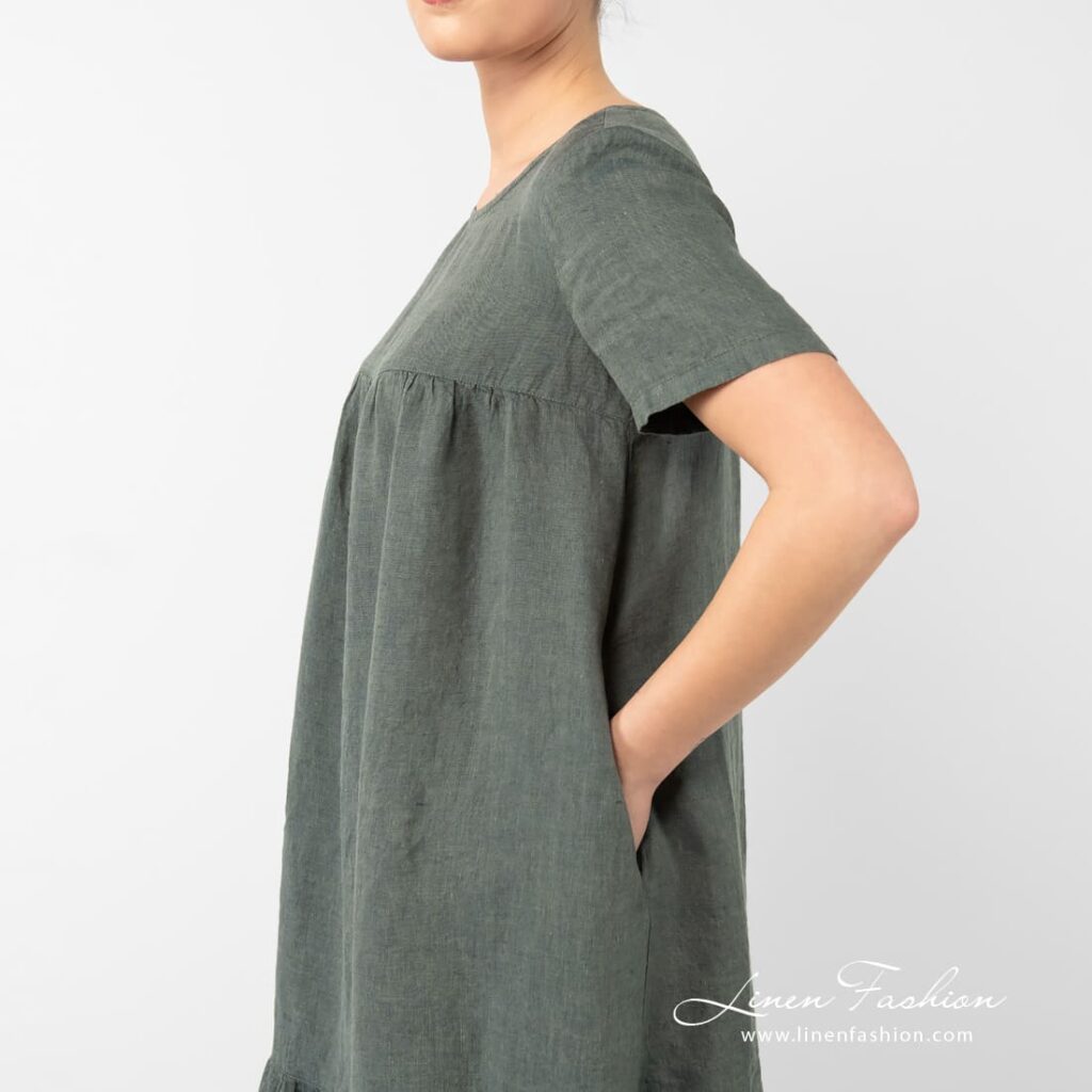 SAVANA Robe gris foncé 4 SAVANA Robe gris foncé – Image 4