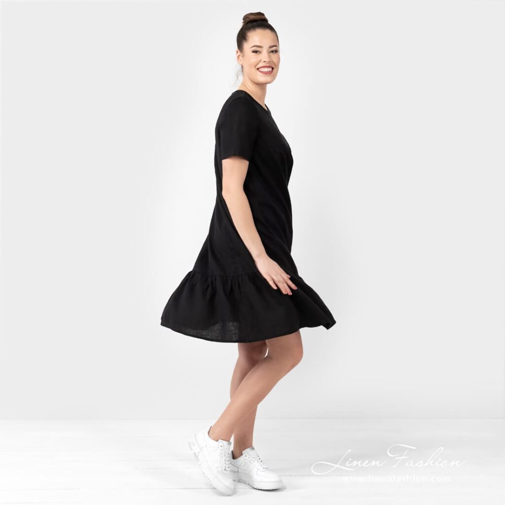 SAVANA Robe noire 2 SAVANA Robe noire – Image 2