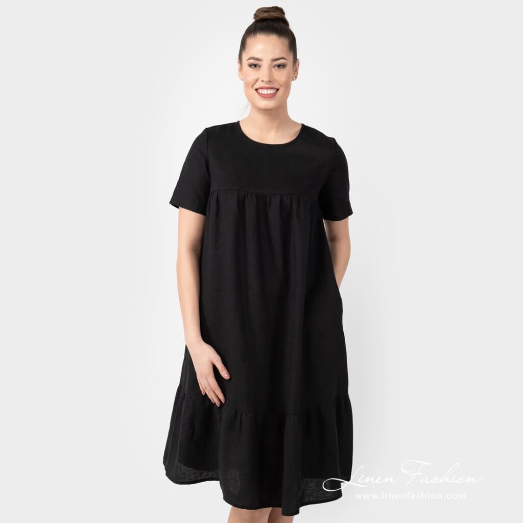 SAVANA Robe noire 3 SAVANA Robe noire – Image 3