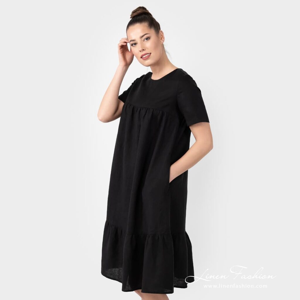 SAVANA Robe noire 4 SAVANA Robe noire – Image 4