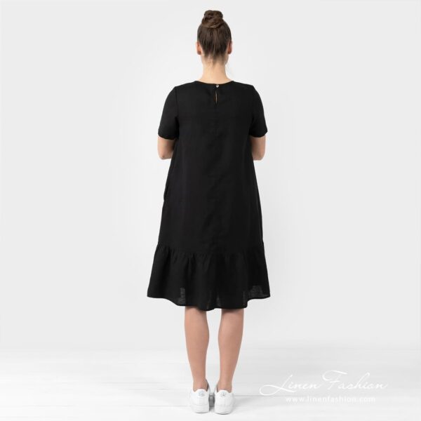 SAVANA Robe noire – Image 6