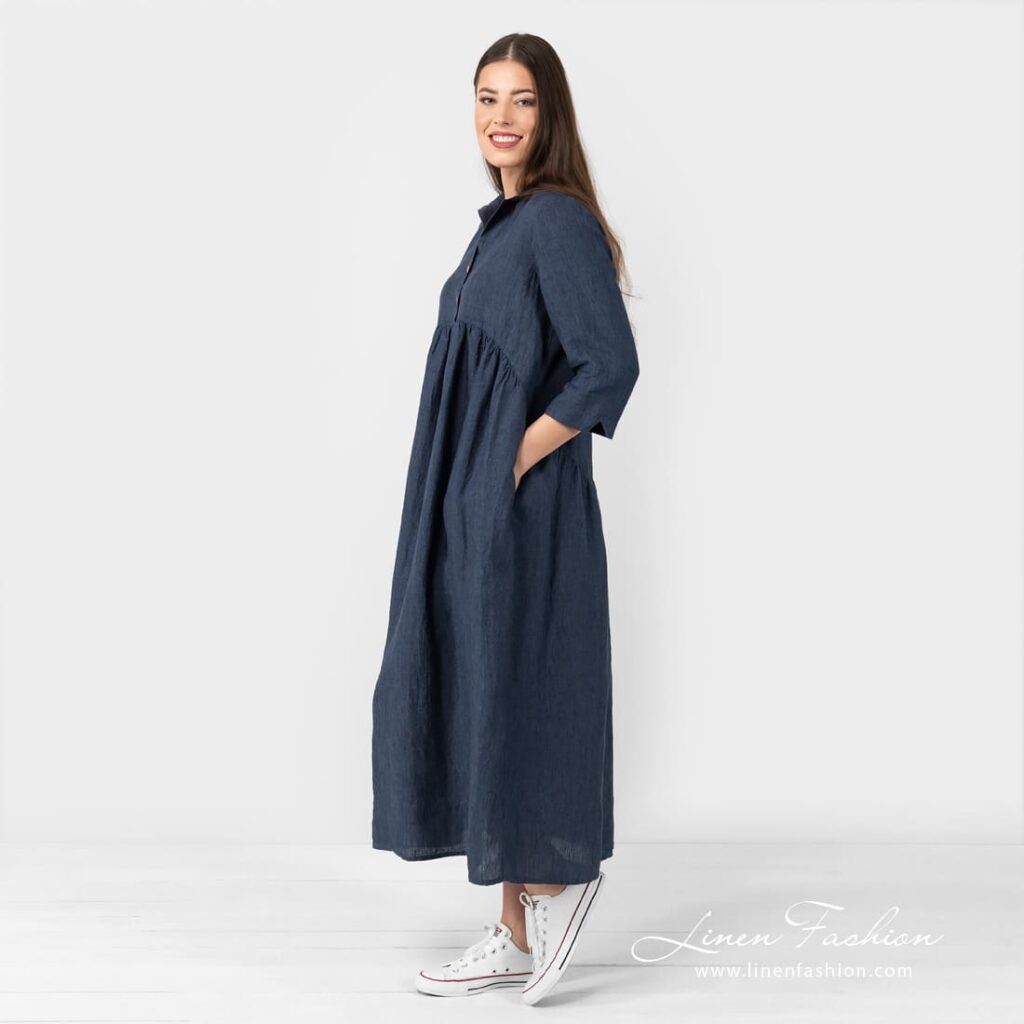 MONTANA Robe bleu foncé 4 MONTANA Robe bleu foncé – Image 4