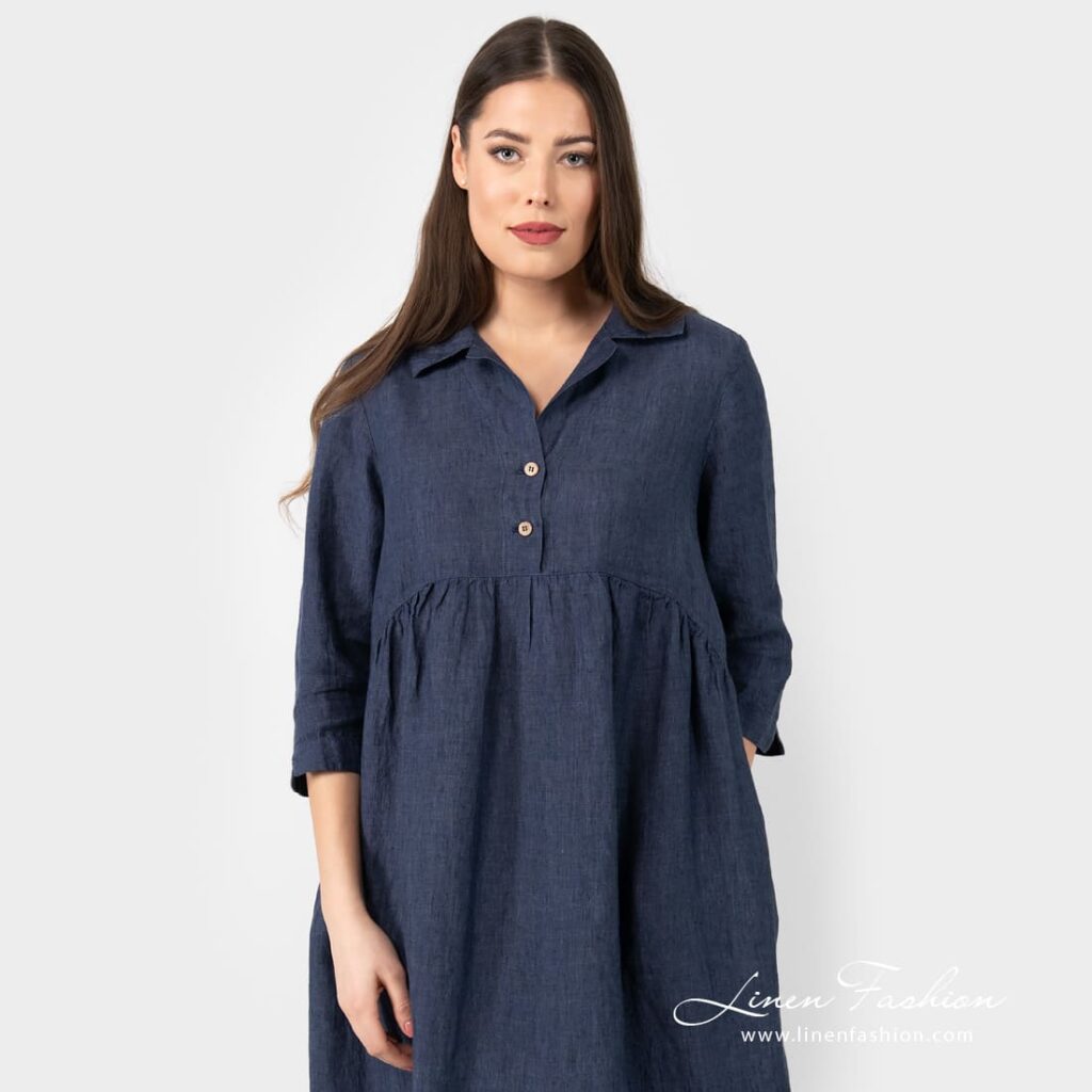 MONTANA Robe bleu foncé 2 MONTANA Robe bleu foncé – Image 2