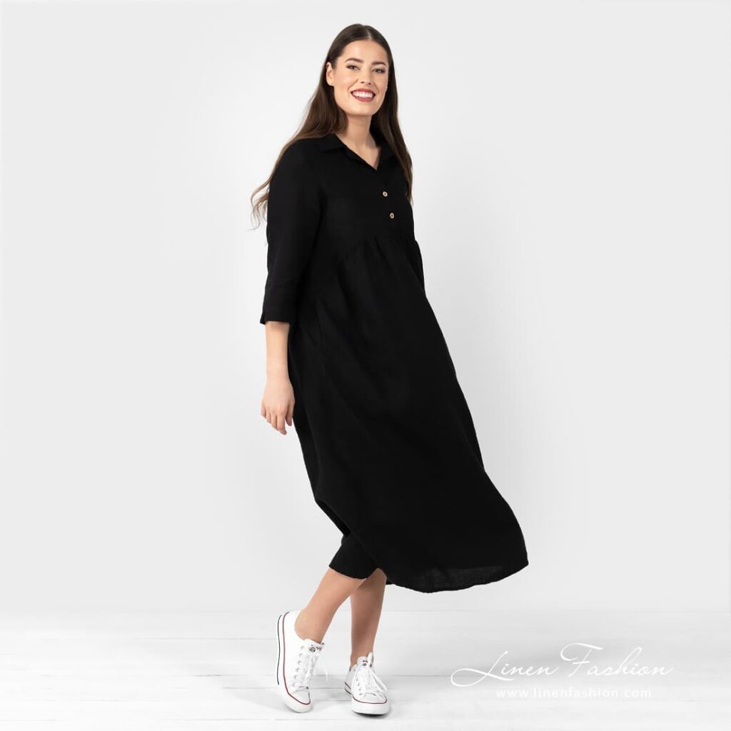 MONTANA Robe noire 2 MONTANA Robe noire – Image 2