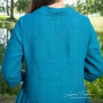 MONTANA Robe turquoise foncé
