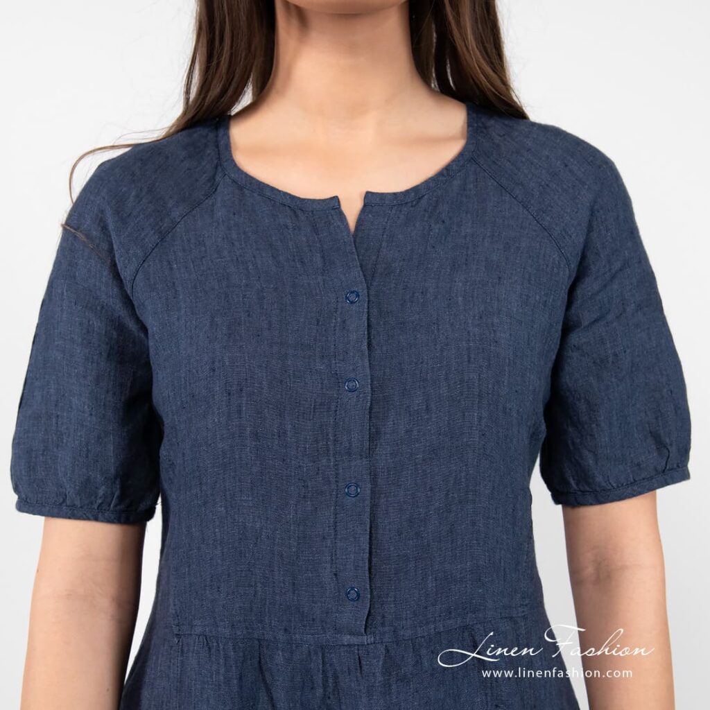 ZOE Robe bleu foncé 6 ZOE Robe bleu foncé – Image 6
