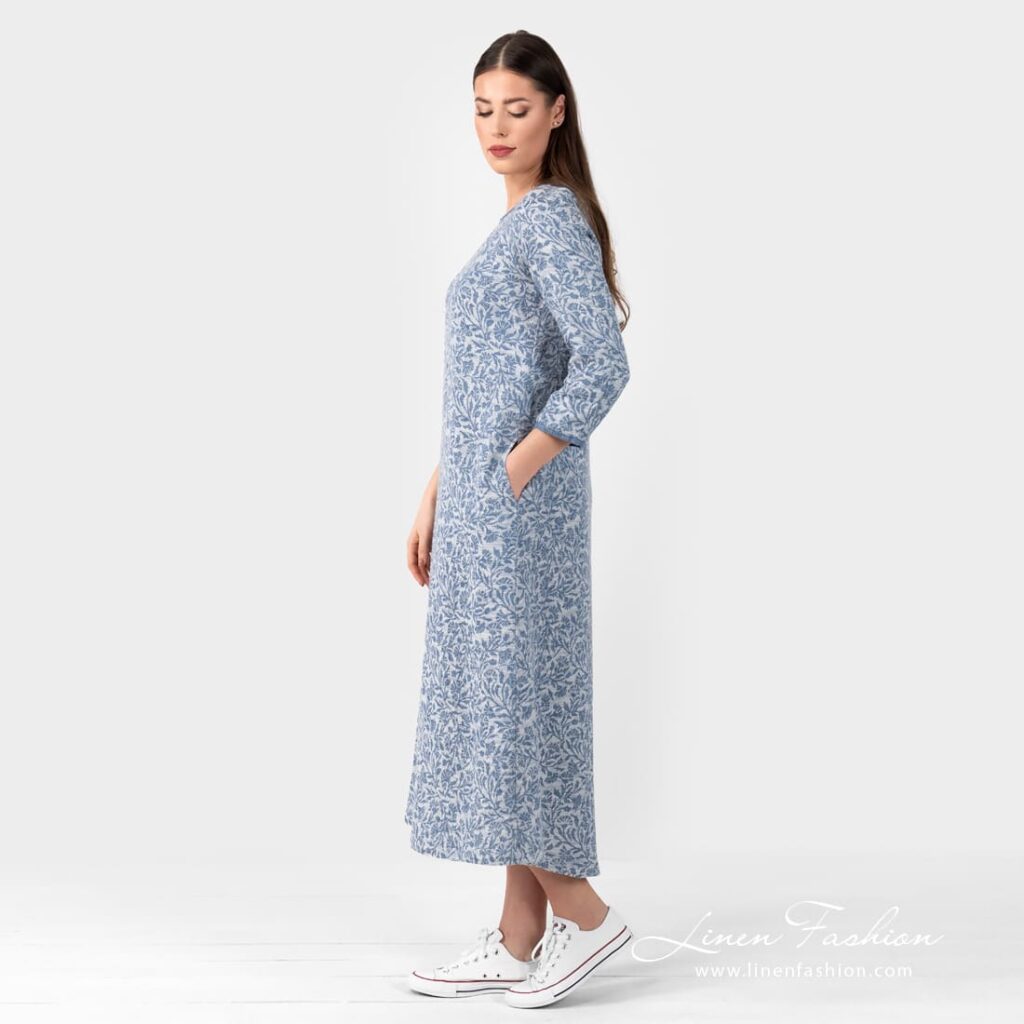 BLUET Robe à fleurs 3 BLUET Robe à fleurs – Image 3