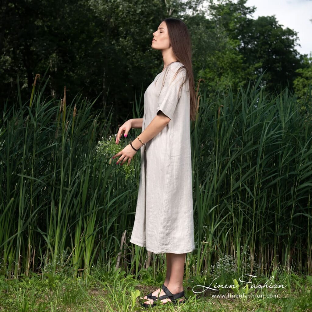 MILA Robe beige 3 MILA Robe beige – Image 3