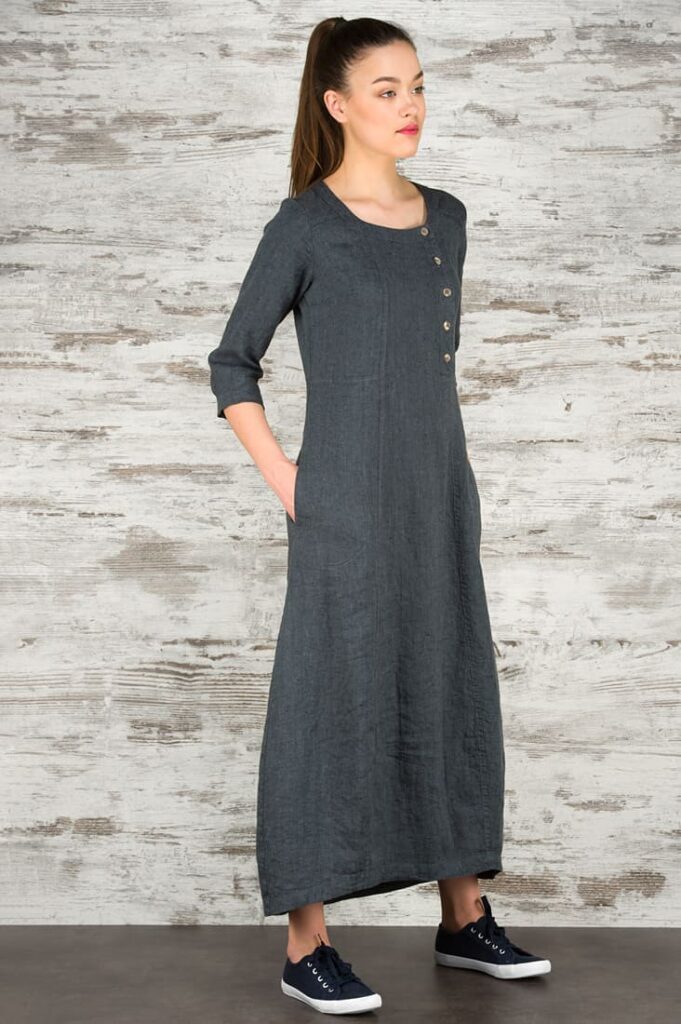 JULI Robe grise 2 JULI Robe grise – Image 2