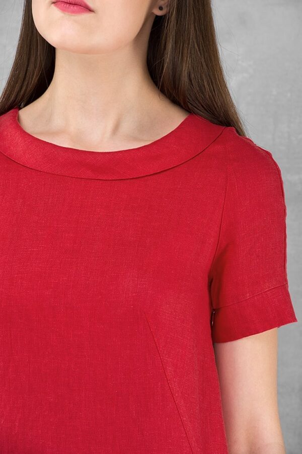 MATILDE Robe rouge – Image 2