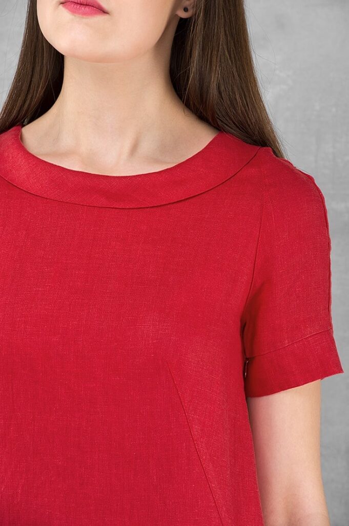 MATILDE Robe rouge 2 MATILDE Robe rouge – Image 2