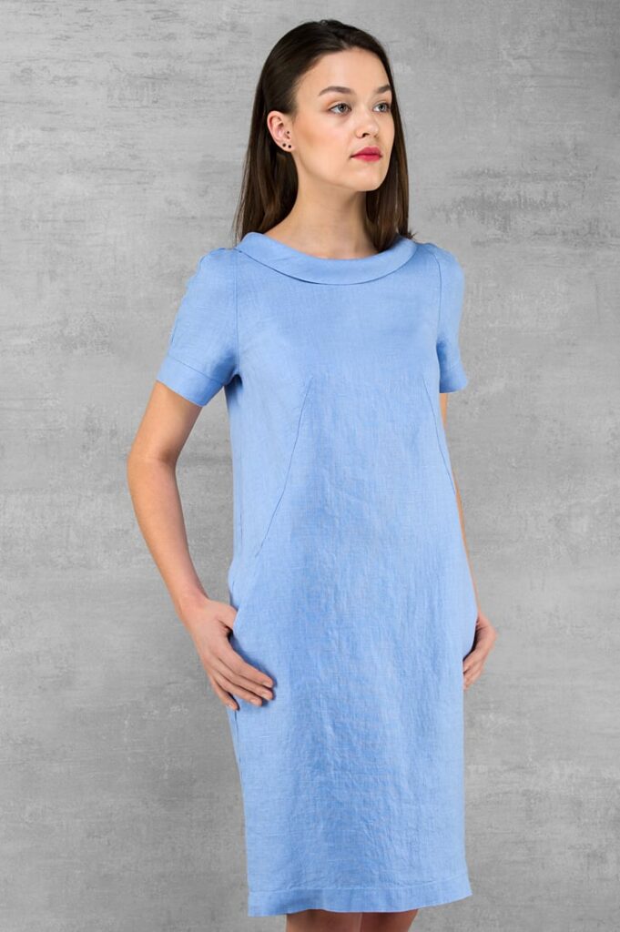 MATILDE Robe bleu clair 2 MATILDE Robe bleu clair – Image 2