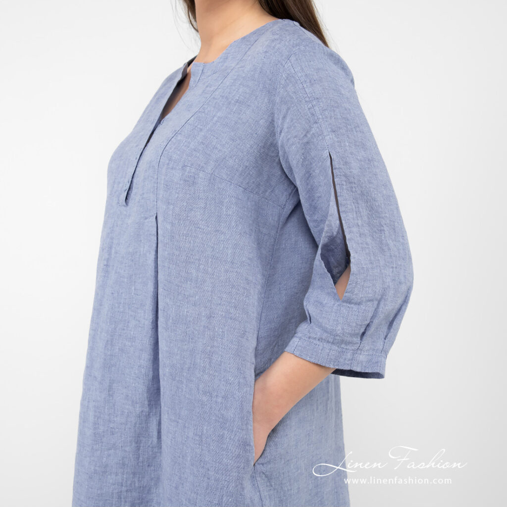 ADELAIDE Robe bleu clair 4 ADELAIDE Robe bleu clair – Image 4