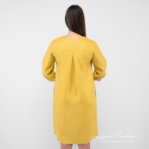 ADELAIDE Robe jaune moutarde – Image 6
