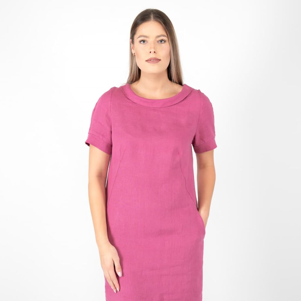 MATILDE Robe rose fuchsia 3 MATILDE Robe rose fuchsia – Image 3