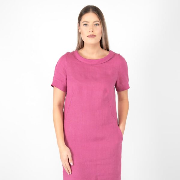 MATILDE Robe rose fuchsia – Image 3